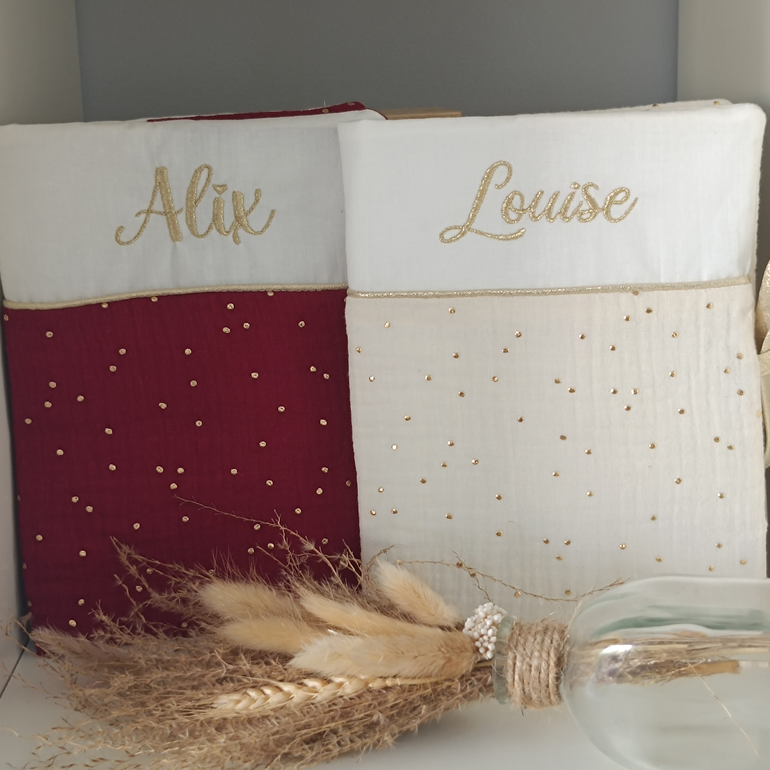 Protège carnet de santé - Bicolore personnalisé