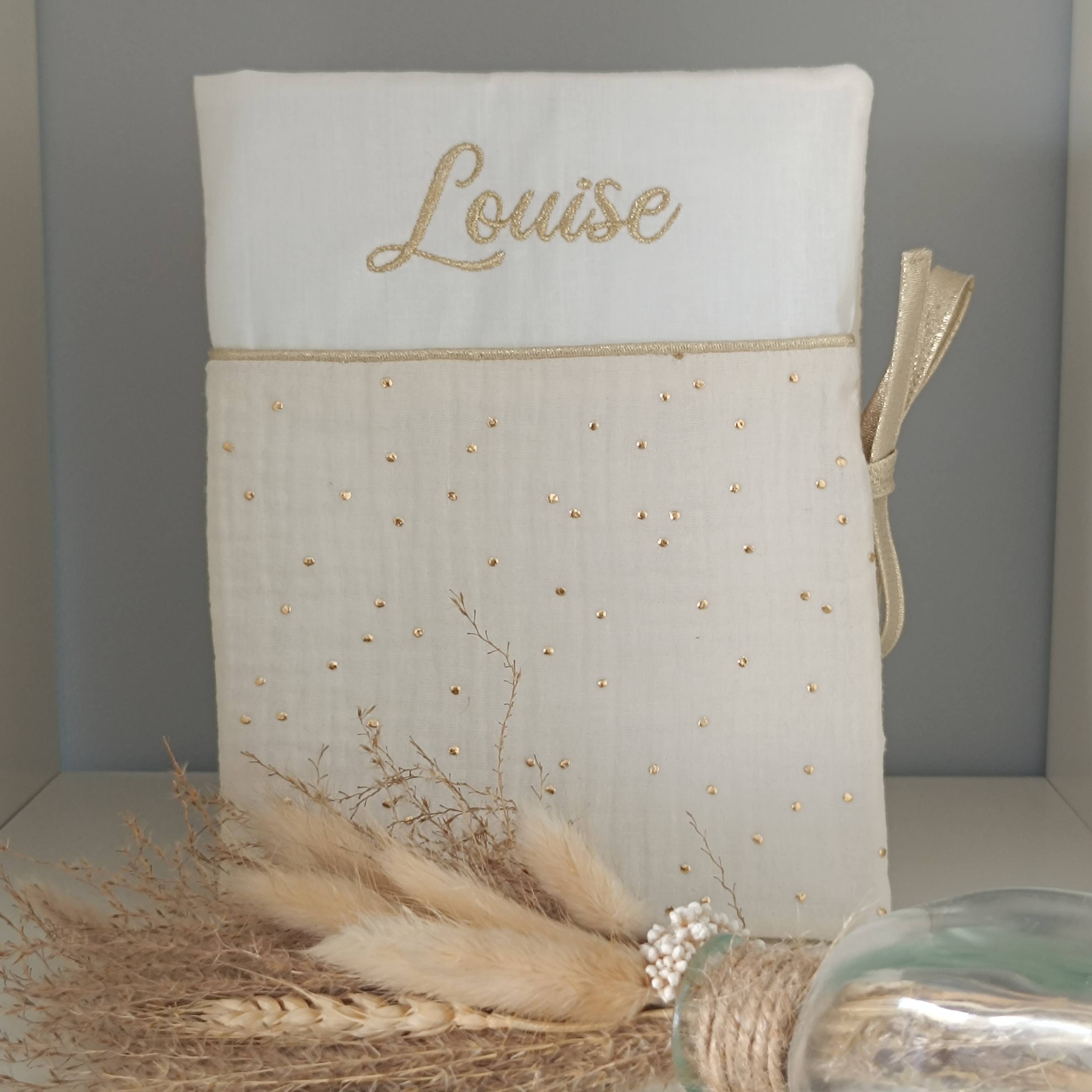 Protège carnet de santé - Bicolore personnalisé